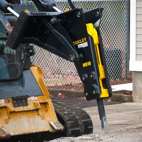 skid steer with concrete breaker|skid steer concrete breaker attachment.